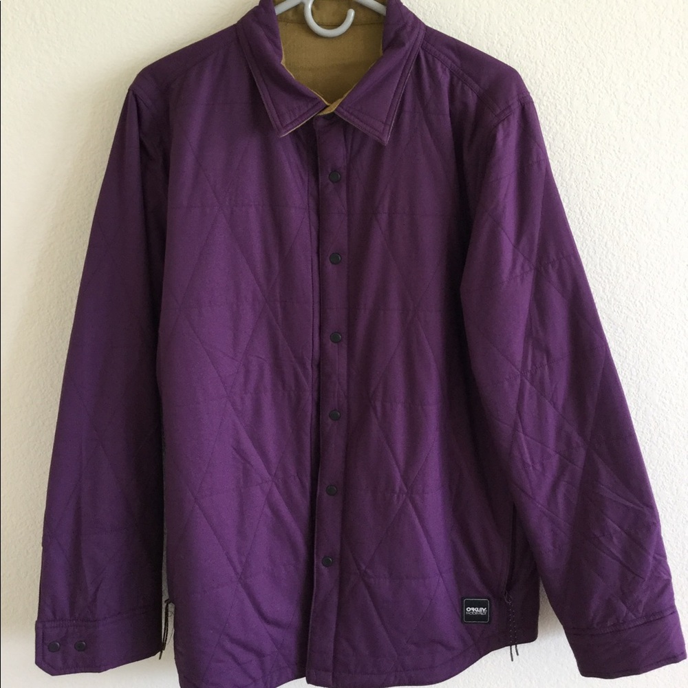 Oakley Pilot Flannel Hybrid/Jacket. Reversible. M